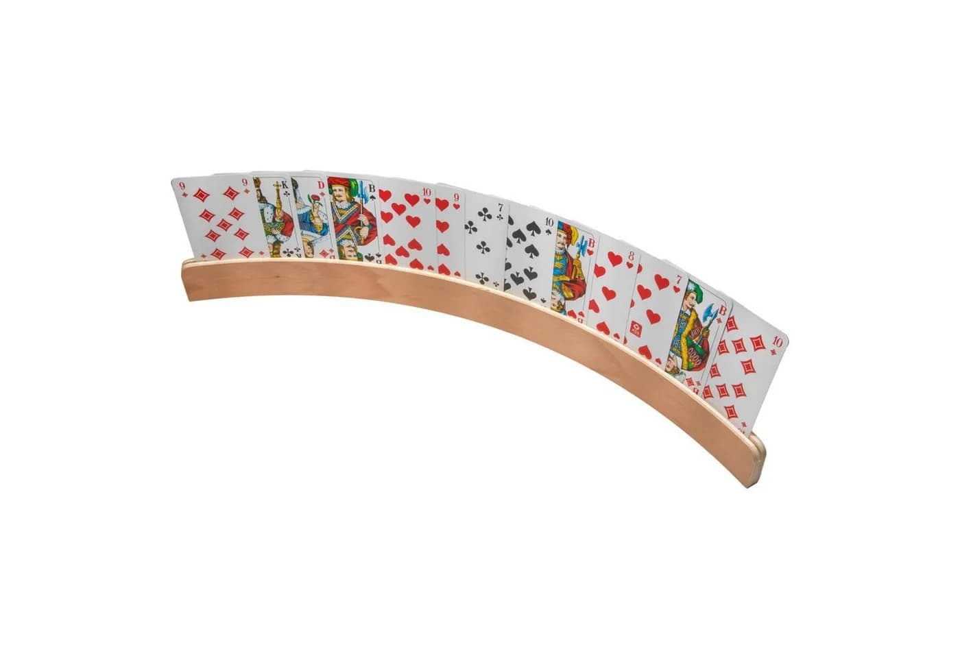 Otto Simon 4er Set Spielkartenhalter Holz Buche Multiplex - Bild 3