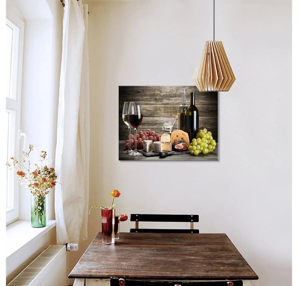Visario Leinwandbild Wandbild 80x60 cm aufhängfertig