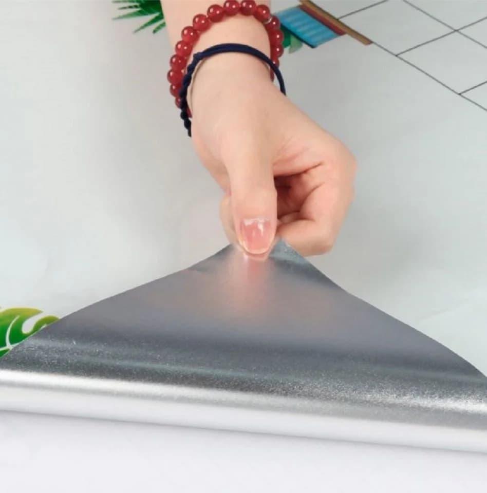 Visario Küchenrückwand Klebefolie Aluminiumbeschichtet - Bild 3