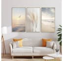 Visario Leinwandbild 3-teiliges Wandbild Holzrahmen Bild 1