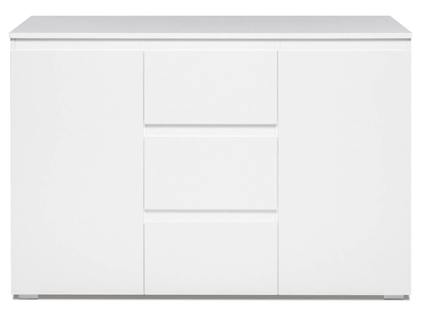 Finori Kommode 120x80x40 cm Weiß Matt - Bild 3