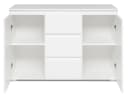 Finori Kommode 120x80x40 cm Weiß Matt Bild 4