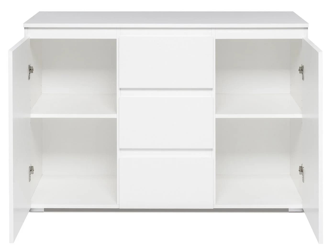 Finori Kommode 120x80x40 cm Weiß Matt - Bild 4