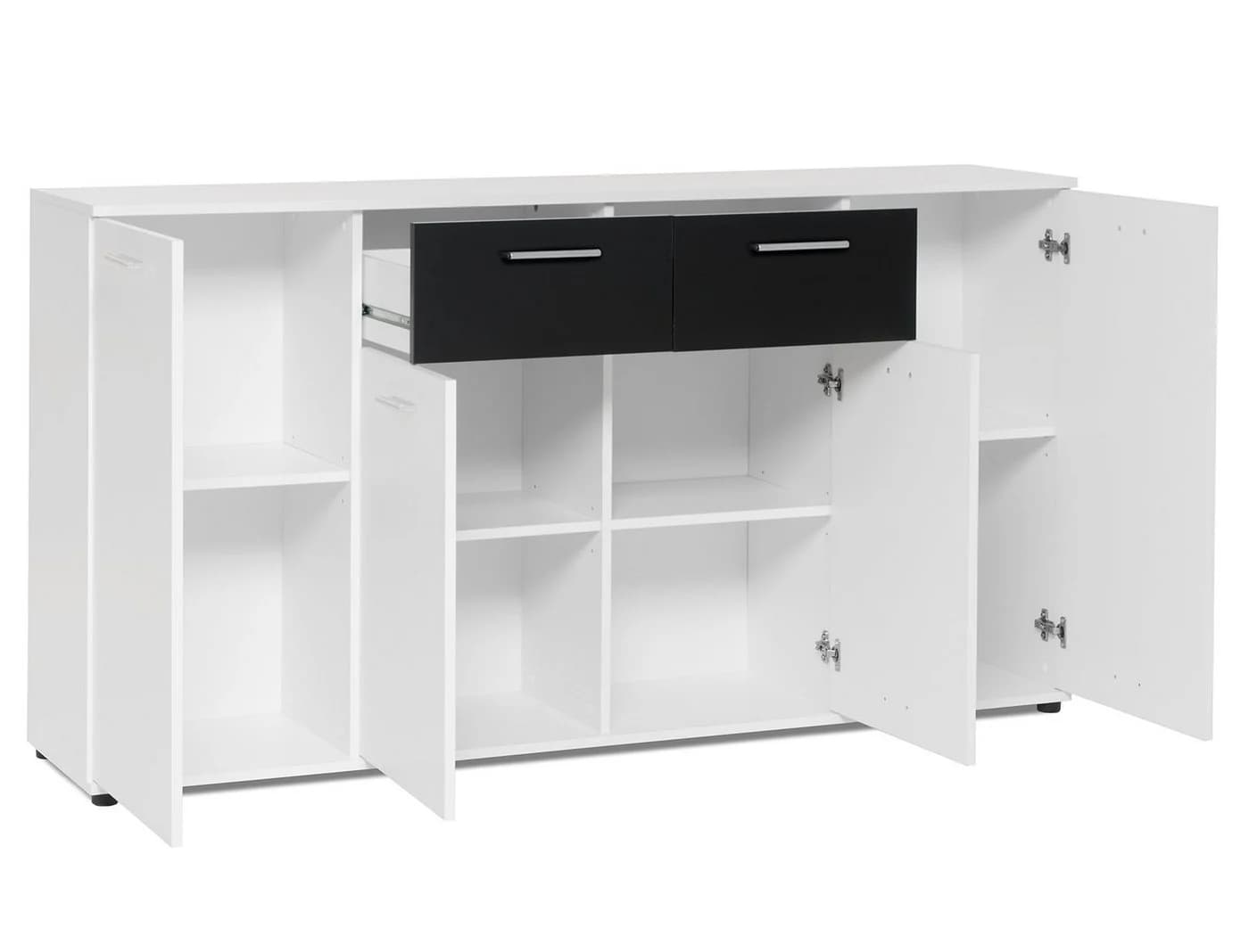 Finori Sideboard Weiß mit 4 Einlegeböden