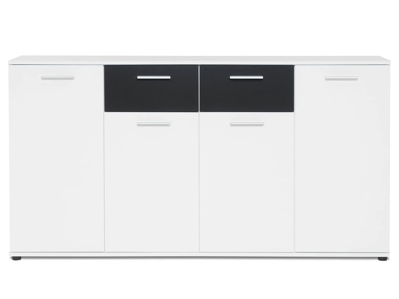 Finori Sideboard Weiß mit 4 Einlegeböden - Bild 3