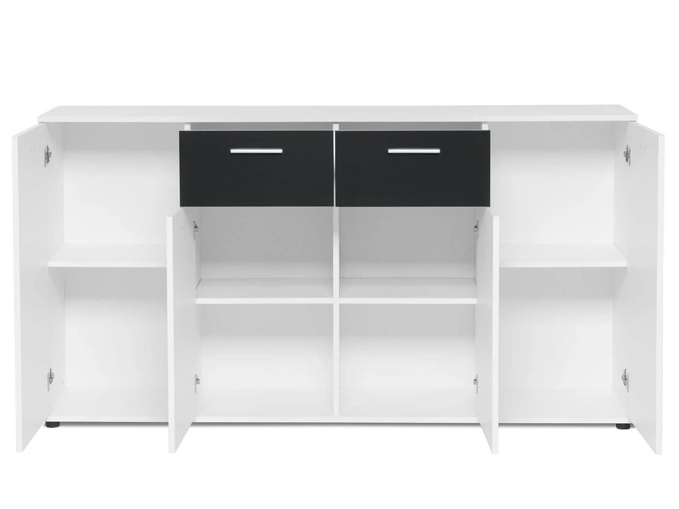 Finori Sideboard Weiß mit 4 Einlegeböden - Bild 4