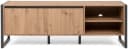 Finori TV-Schrank Artisan Eiche 160 cm Breite mit 2 Türen und 2 Einlegeböden Bild 2