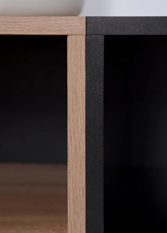 Finori Sideboard Artisan Eiche Schwarz 180 cm - Bild 3