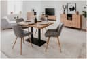 Finori TV-Board Artisan Oak Schwarz mit flexiblem Stauraum Bild 3