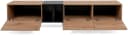 Finori TV-Board Artisan Oak Schwarz mit flexiblem Stauraum Bild 4