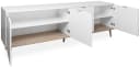 Finori Sideboard Weiß Sonoma Eiche Modern 200 cm Bild 3