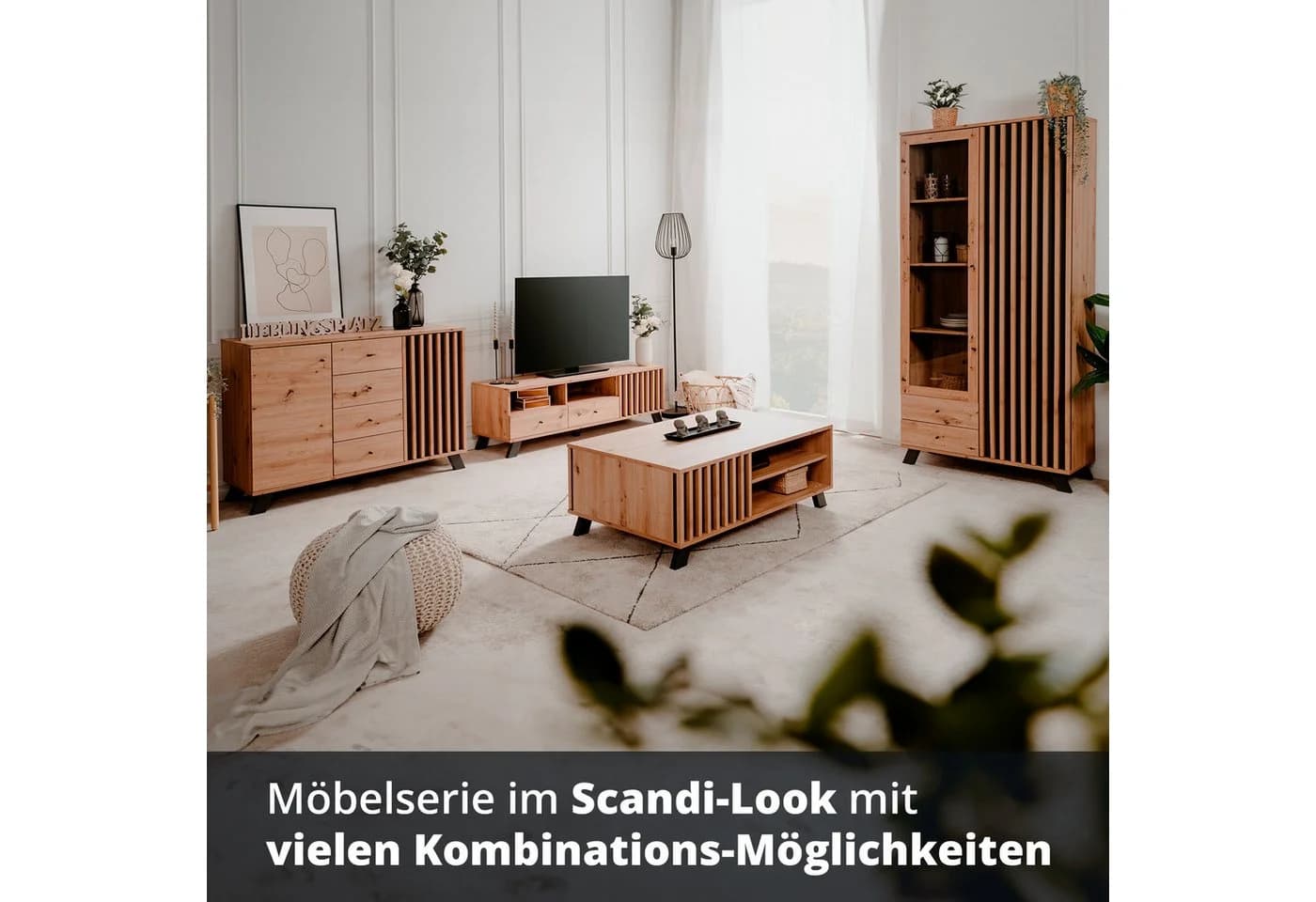 Finori Couchtisch Artisan Oak Anthrazit - Bild 3