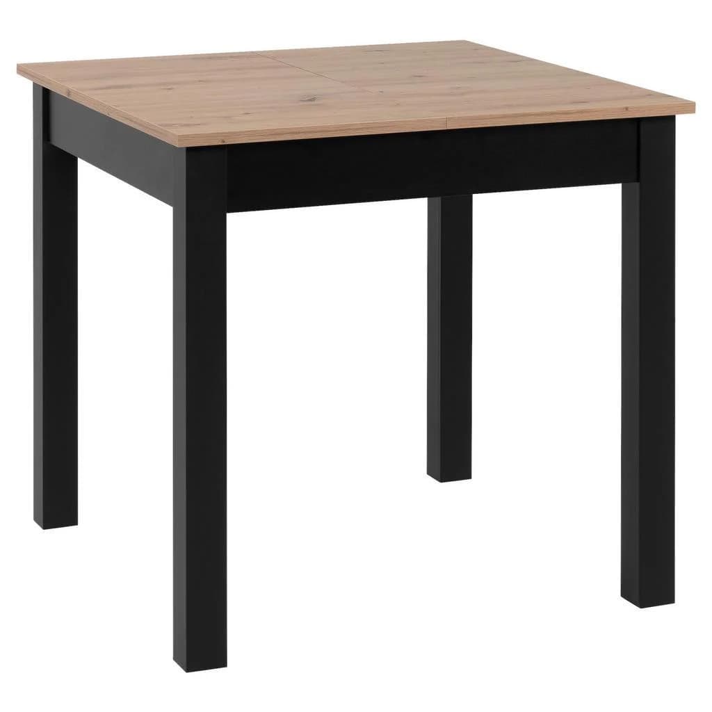 P & B Esstisch Schwarz Eiche Artisan Ausziehbar Holzwerkstoff
