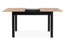 P & B Esstisch ausziehbar Artisan Eiche Schwarz Holzwerkstoff Bild 4