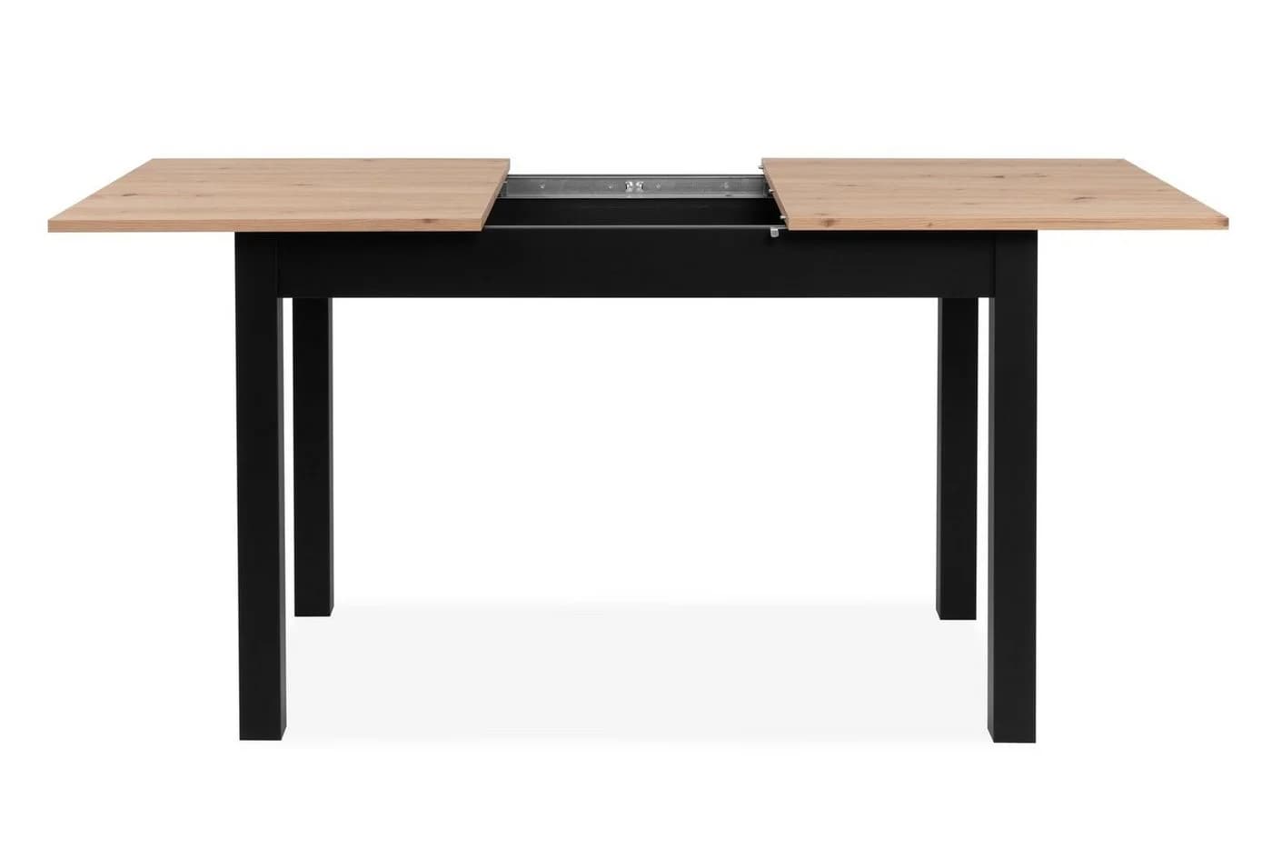P & B Esstisch ausziehbar Artisan Eiche Schwarz Holzwerkstoff - Bild 4