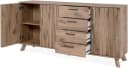 Finori Sideboard Wellington 51A Schwedeneiche Push-to-Open 3D-Reliefoptik Bild 1