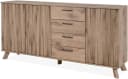 Finori Sideboard Wellington 51A Schwedeneiche Push-to-Open 3D-Reliefoptik Bild 2