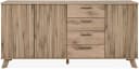 Finori Sideboard Wellington 51A Schwedeneiche Push-to-Open 3D-Reliefoptik Bild 3