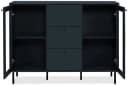 Finori Kommode Navy blau Softclose Modern Höhenverstellbar Bild 4