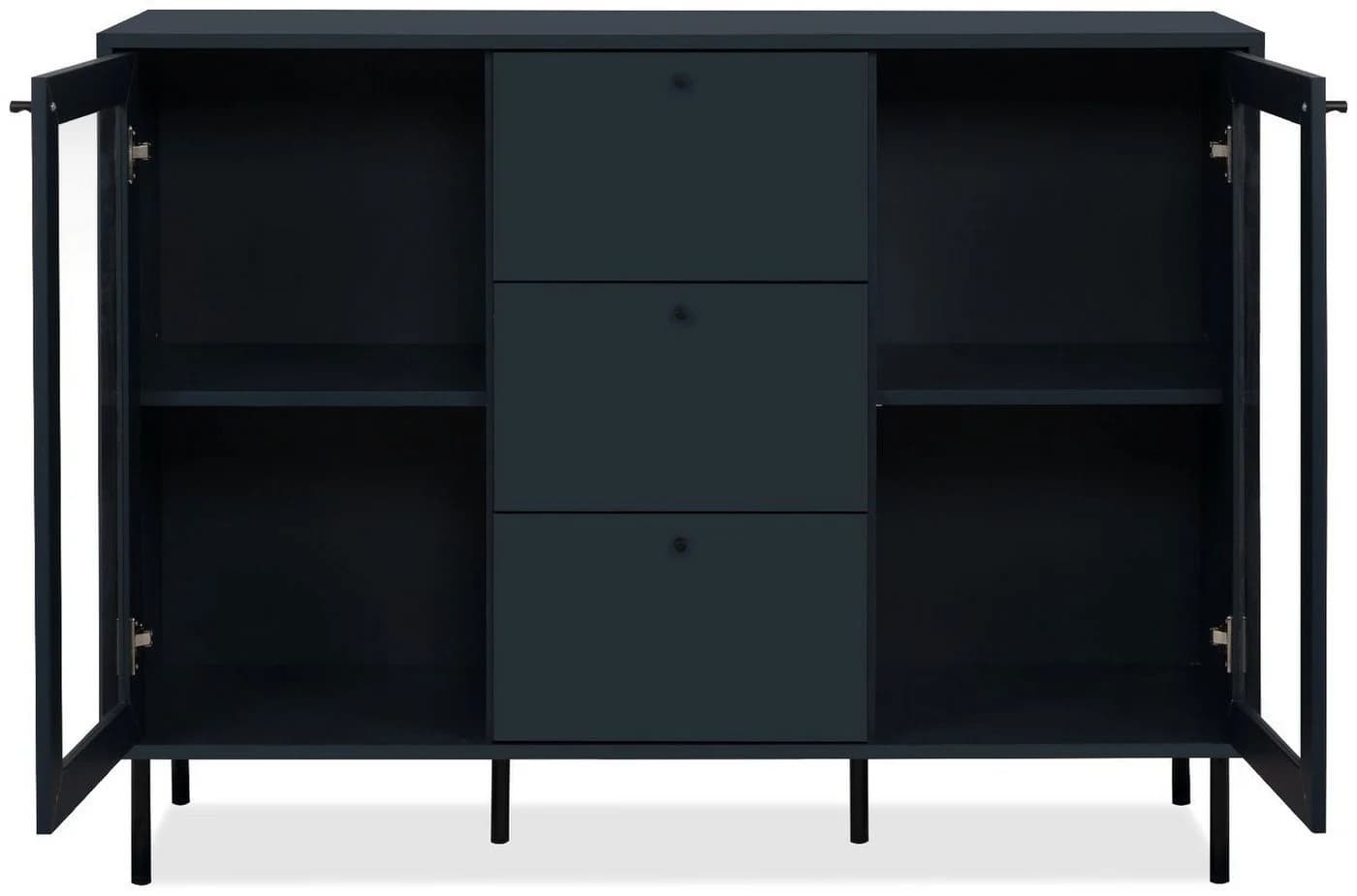Finori Kommode Navy blau Softclose Modern Höhenverstellbar - Bild 4