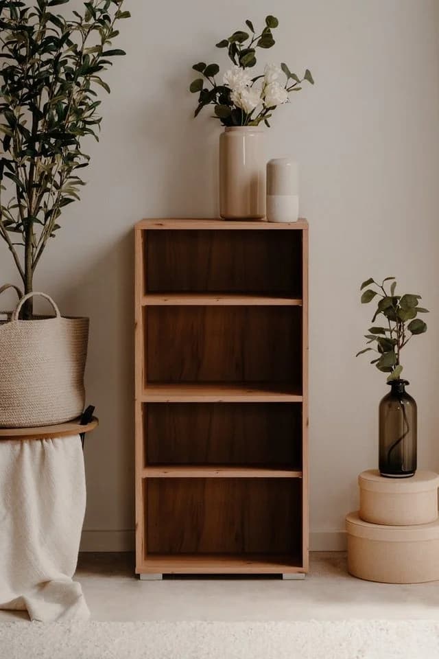 Finori Regal Artisan Oak mit silbernen Füßen - Bild 2