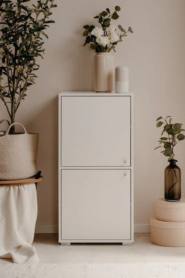 Finori Regal Fyn 20D Weiß Modern mit verstellbaren Böden - Bild 5