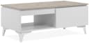 Finori Couchtisch Bertrix 55C Sandstein Weiß Modern Bild 2