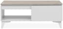 Finori Couchtisch Bertrix 55C Sandstein Weiß Modern Bild 3