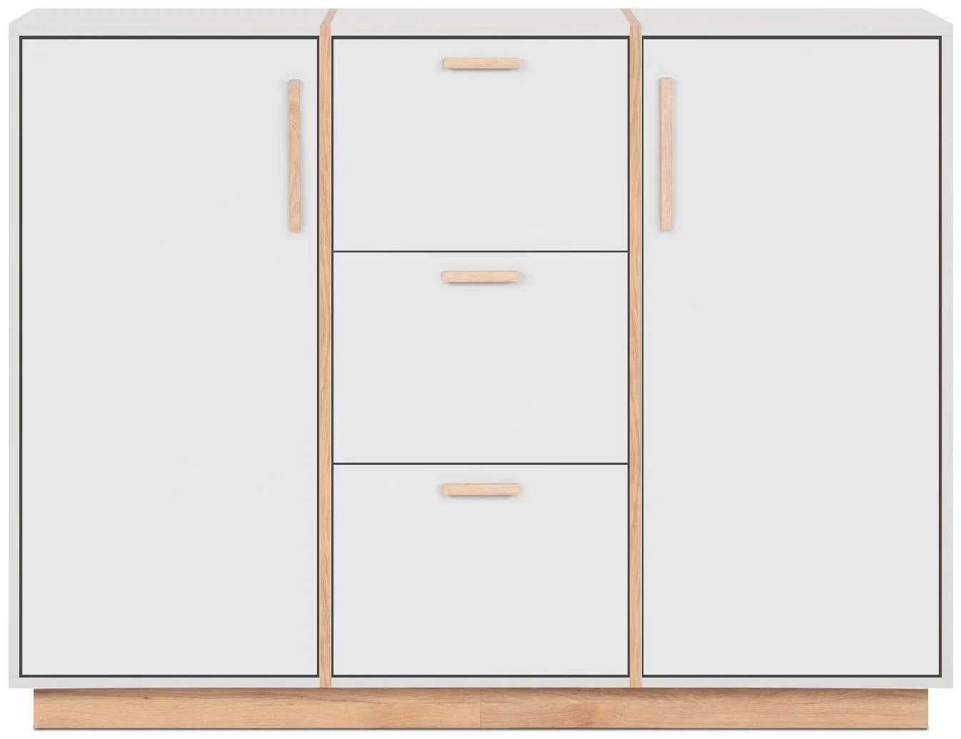 Finori Kommode Modern Steingrau Jackson Hickory 125x94x40 cm - Bild 3