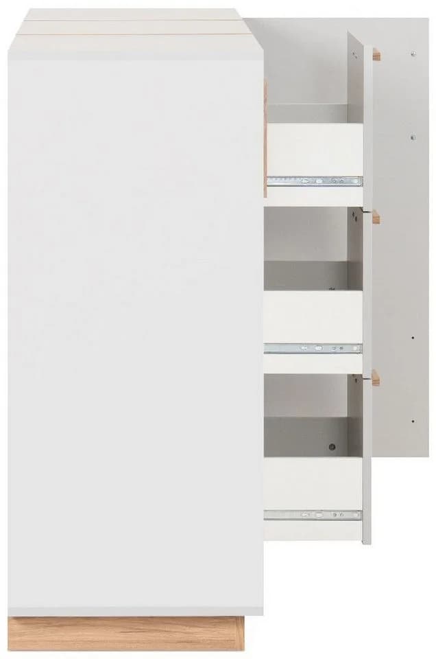 Finori Kommode Modern Steingrau Jackson Hickory 125x94x40 cm - Bild 5
