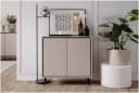 Finori Kommode Sand/Schwarz Modern Softclose Bild 3