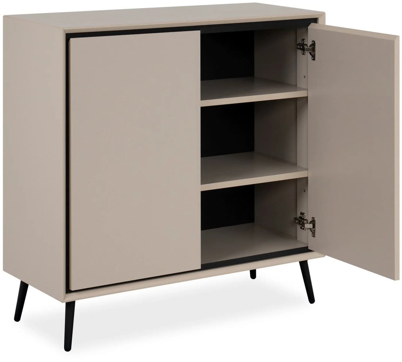 Finori Kommode Sand/Schwarz Modern Softclose - Bild 4