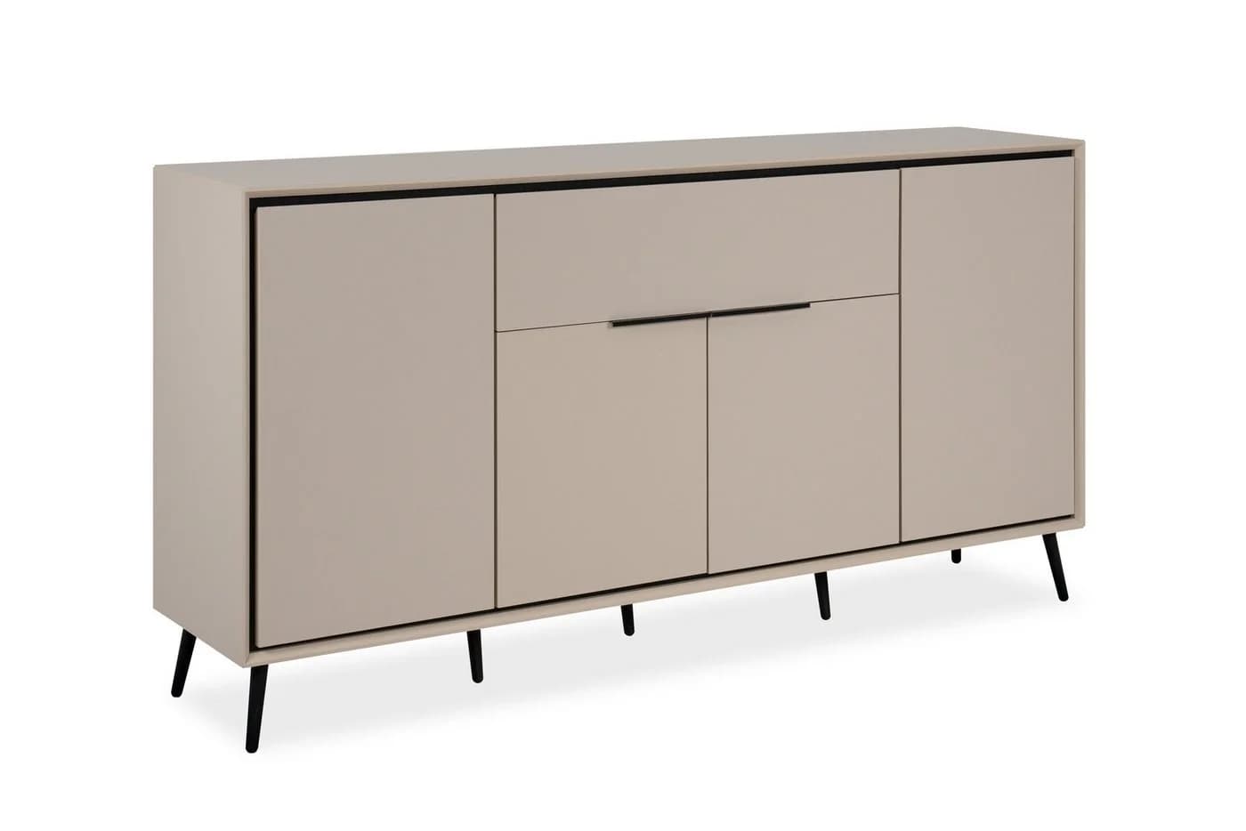 Livetastic Sideboard Sand Metall 6 Fächer 1 Schublade - Bild 2