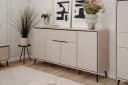 Livetastic Sideboard Sand Metall 6 Fächer 1 Schublade Bild 4