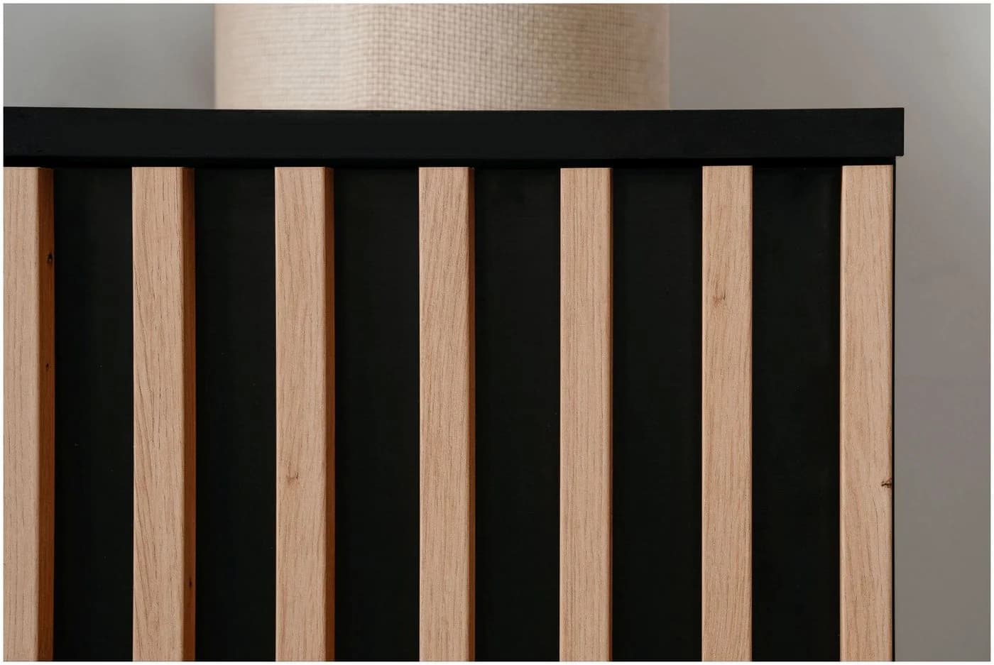 Livetastic Sideboard Schwarz Eiche Artisan 4 Schubladen 2 Fächer - Bild 5