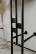 Finori Garderobe 3-teilig Schwarz Artisan Oak mit Spiegel Bild 3