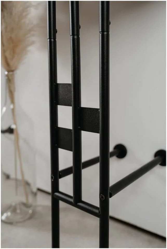 Finori Garderobe 3-teilig Schwarz Artisan Oak mit Spiegel - Bild 3