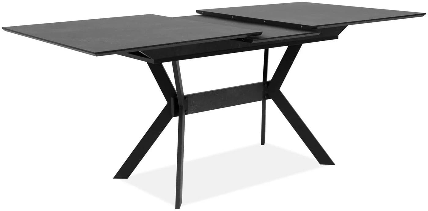 Finori Esstisch Ausziehbar Steinoptik Schwarz Modern - Bild 5