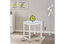 Smart Esstisch Rechteckig Weiß Scandi Look 4-Fußgestell Bild 1