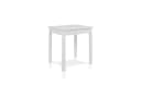 Smart Esstisch Rechteckig Weiß Scandi Look 4-Fußgestell Bild 2