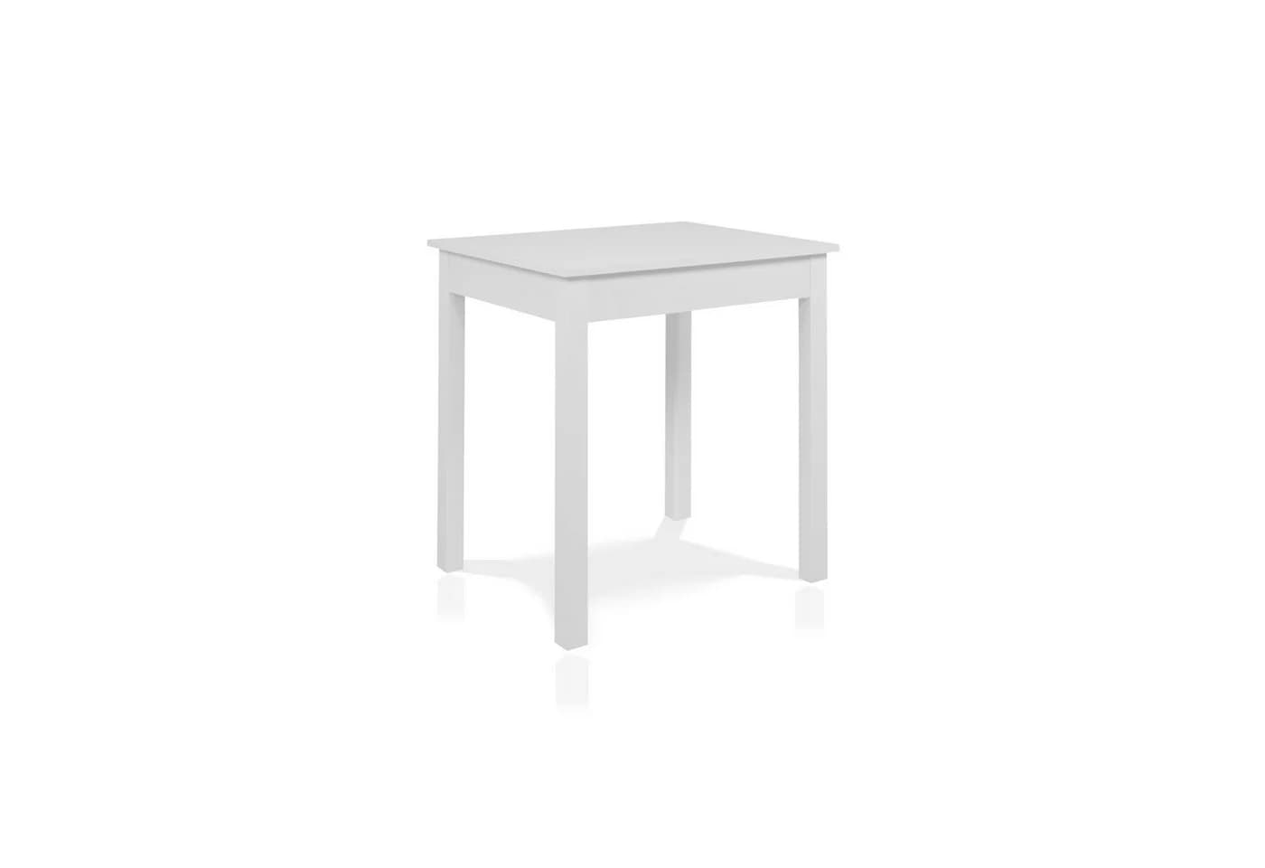 Smart Esstisch Rechteckig Weiß Scandi Look 4-Fußgestell - Bild 2