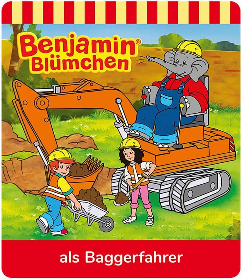 Tonies Hörspielfigur Benjamin Blümchen Baggerfahrer Bunt - Bild 5