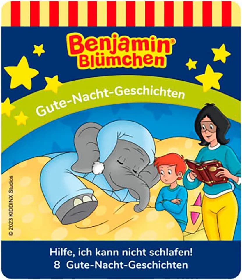 TONIES Hörspielfigur Benjamin Blümchen Gute-Nacht-Geschichten Plüsch Bunt - Bild 4
