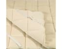 Meivita Topper bauschiges Lammflor Unterbett mit 4 Eckgummis, 3 cm hoch, Merino Schafschurwollvlies Bild 3