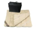 Meivita Topper bauschiges Lammflor Unterbett mit 4 Eckgummis, 3 cm hoch, Merino Schafschurwollvlies Bild 5