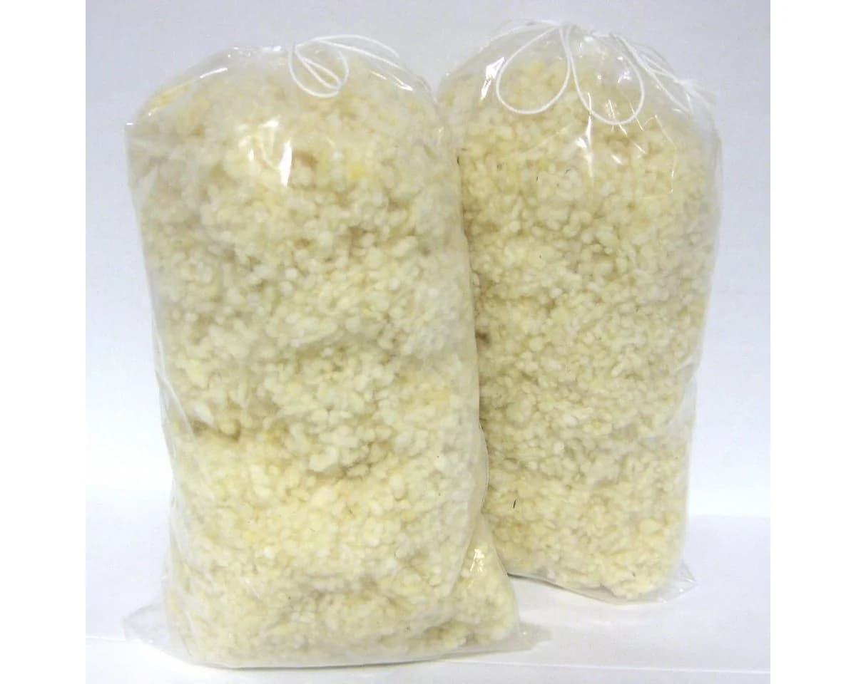 Meivita Kissenfüllung 2x Merino Schafschurwollkugeln Nachfüllpack 150g - Bild 3