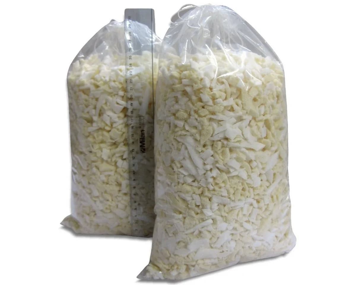 Meivita Kissenfüllung 2x Latex-Flocken Nachfüllpack 600g - Bild 3