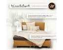 Meivita Kopfkissen Merino Schurwolle mit Zirbenholz beige Bild 1