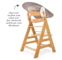 Hauck Hochstuhl Alpha Plus Natur Newborn Set Holz Babystuhl Bild 4