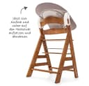 Hauck Hochstuhl Alpha Plus Walnut Newborn Set Bild 4